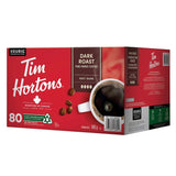 Tim Hortons Dark Roast Single-serve K-Cup Pods, 80-count