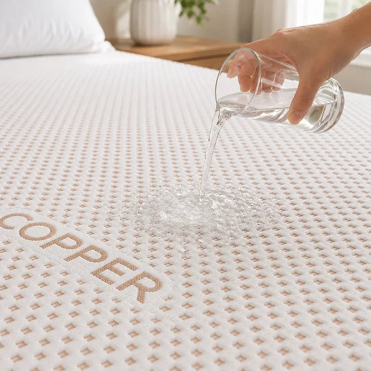 Cotton House Copper Infused Waterproof Mattress Protector