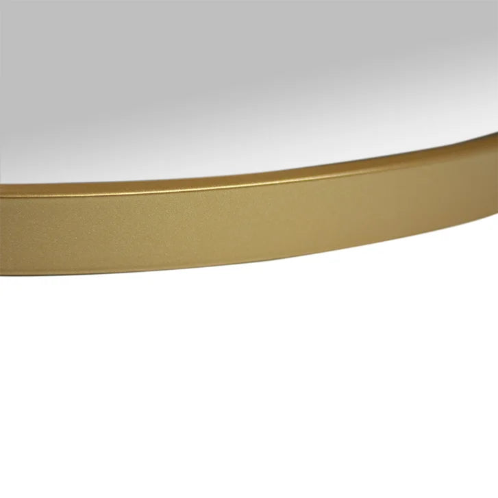 Appollo Stanley Modern Round Metal Framed Mirror