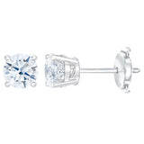 Round Brilliant Diamond Stud Earrings (1.60 ctw)