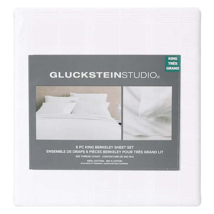 GlucksteinStudio Berkeley Sheet Set, 6-piece