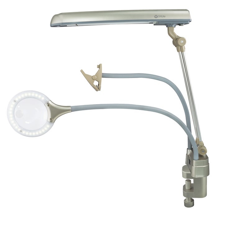 OttLite 24 W Ultimate 3-in-1 Floor and Table Craft Lamp