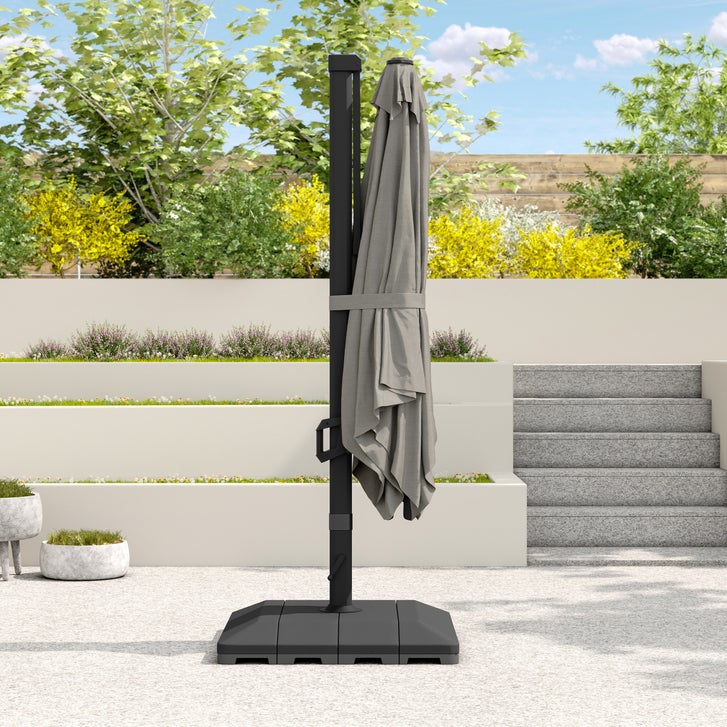 Sirio 4 m x 3 m (13 ft. x 10 ft.) Cantilever Umbrella