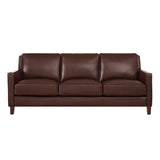 Prospera Home West Park Top-grain Leather Sofa and Loveseat