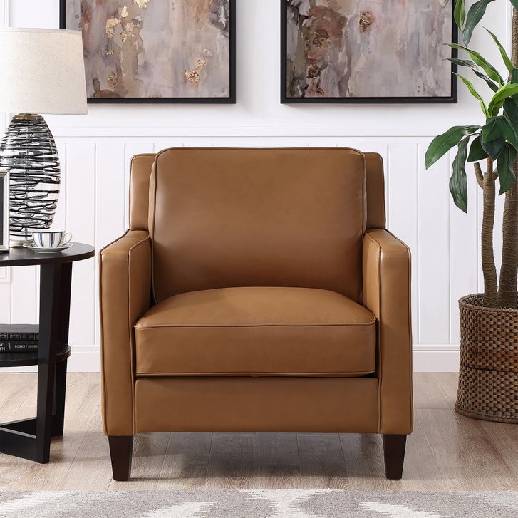 Prospera Home West Park Top Grain Leather Sofa, Loveseat and Chair