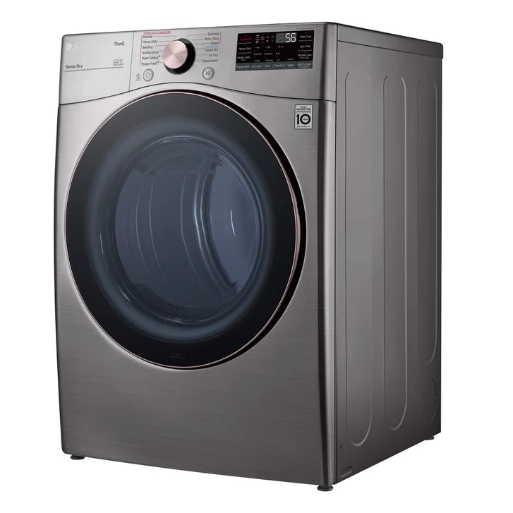 LG Graphite Steel 7.4 cu. ft. Electric Steam Dryer with AI Dry and ThinQ Technology