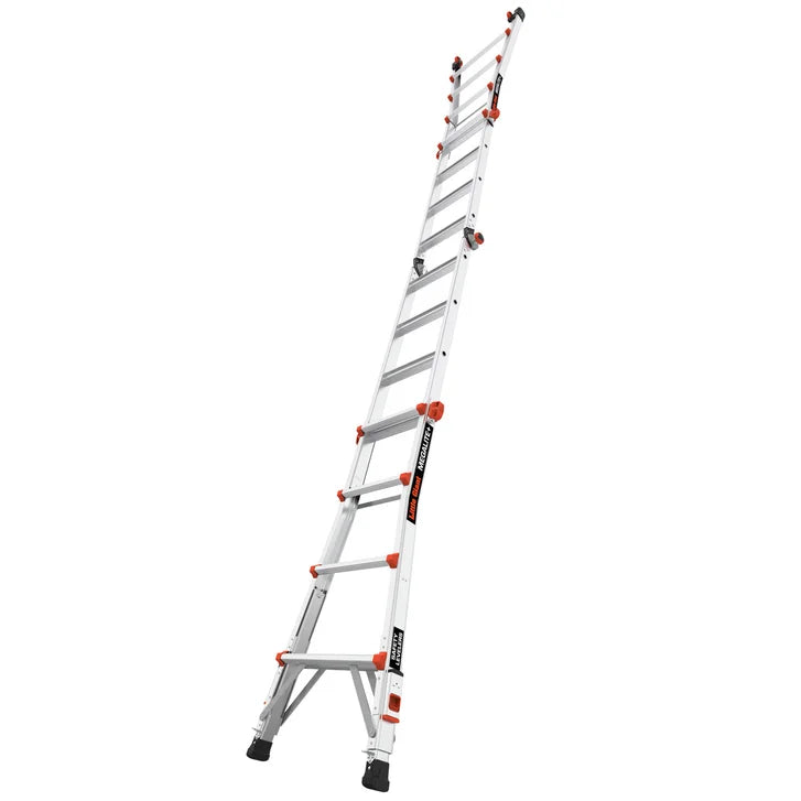 Little Giant MegaLite + Multi-use Ladder M18 Type1A Aluminum with Safety Levelers