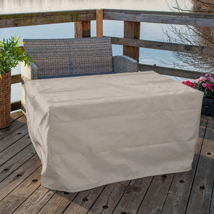 Gale Rectangular Aluminum Convertible LP/NG Fire Table