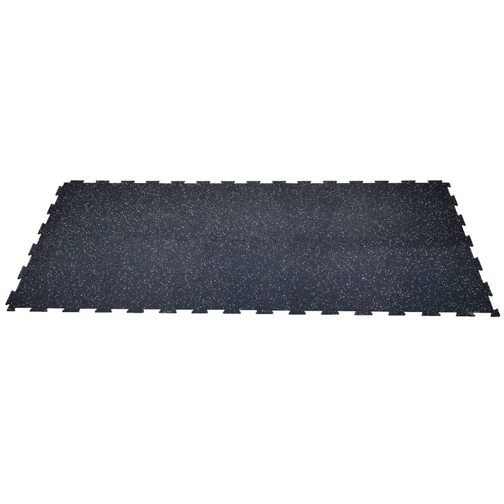 Rubber King Challenger Series Interlocking Floor Tiles, 10-pack