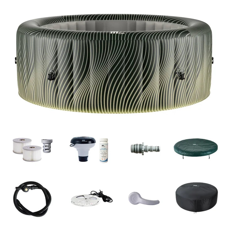 MSPA Meteor Round Bubble-jet Spa with LED light strip