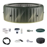 MSPA Meteor Round Bubble-jet Spa with LED light strip