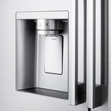 LG 36 in. 24 cu ft. Stainless Steel French Door Counter-Depth Refrigerator with Zero Clearance Hinges and Dual Ice Maker
