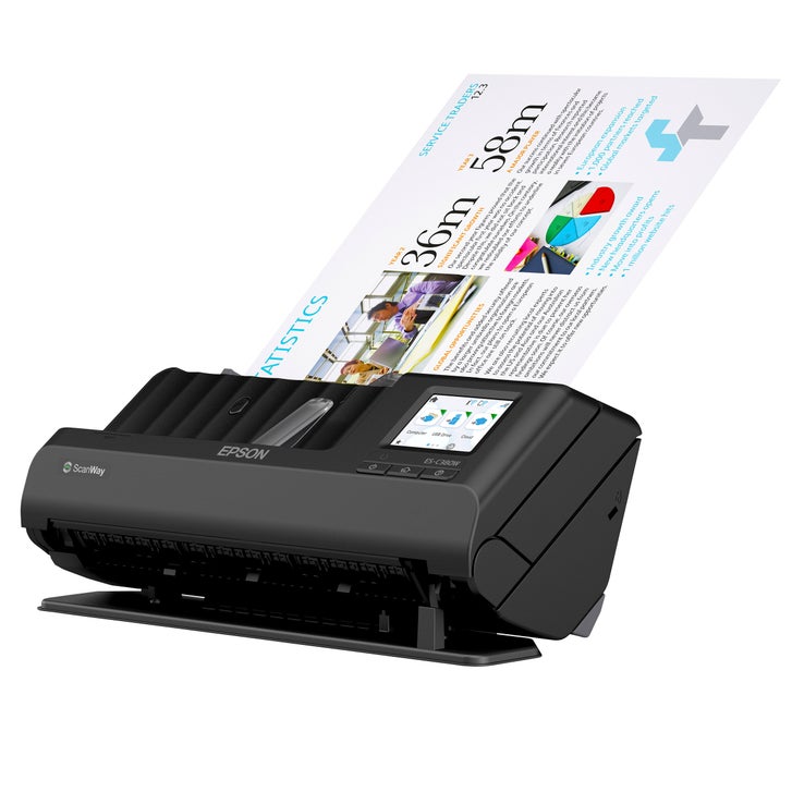 Epson WorkForce ES-C380W Wireless Compact Desktop Document Scanner