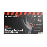 Industri-All Black Nitrile Gloves 8Mil