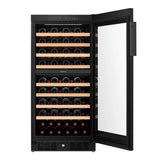 Hisense 8.5 cu ft. 76 Bottle Dual Zone Wine Cooler with Wi-Fi Connectivity - Built-In or Freestanding