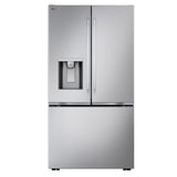 LG 36 in. 24 cu ft. Stainless Steel French Door Counter-Depth Refrigerator with Zero Clearance Hinges and Dual Ice Maker