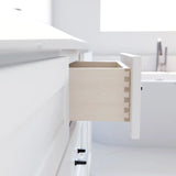 VanGo Willow Vanity in White with Quartz Countertop