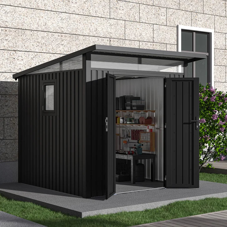 Arvada Metal Sheds - Dark Grey