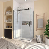 OVE Kelsey 48 in. x 32 in. Corner Shower Kit with Base