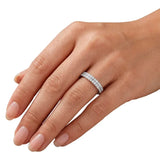 Round Brilliant Diamond Two Row Band (0.28 ctw)
