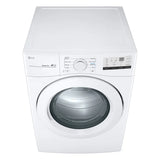 LG 7.4 cu ft. White Electric Dryer with Sensor Dry