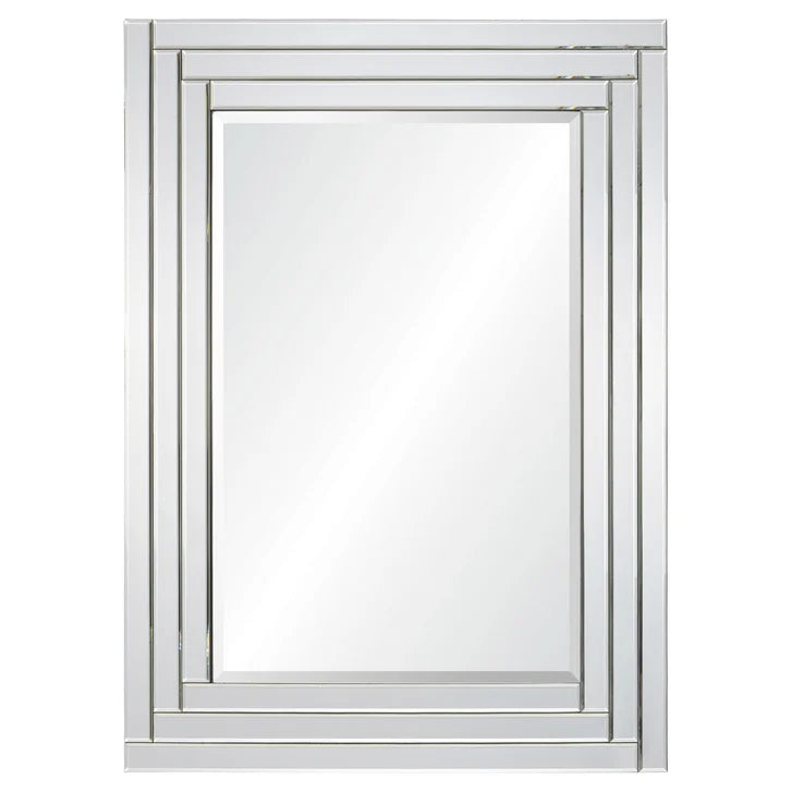 Katya Rectangular Mirror with Beveled Edge Frame