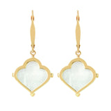 Clover Shape Mother of Pearl Earrings