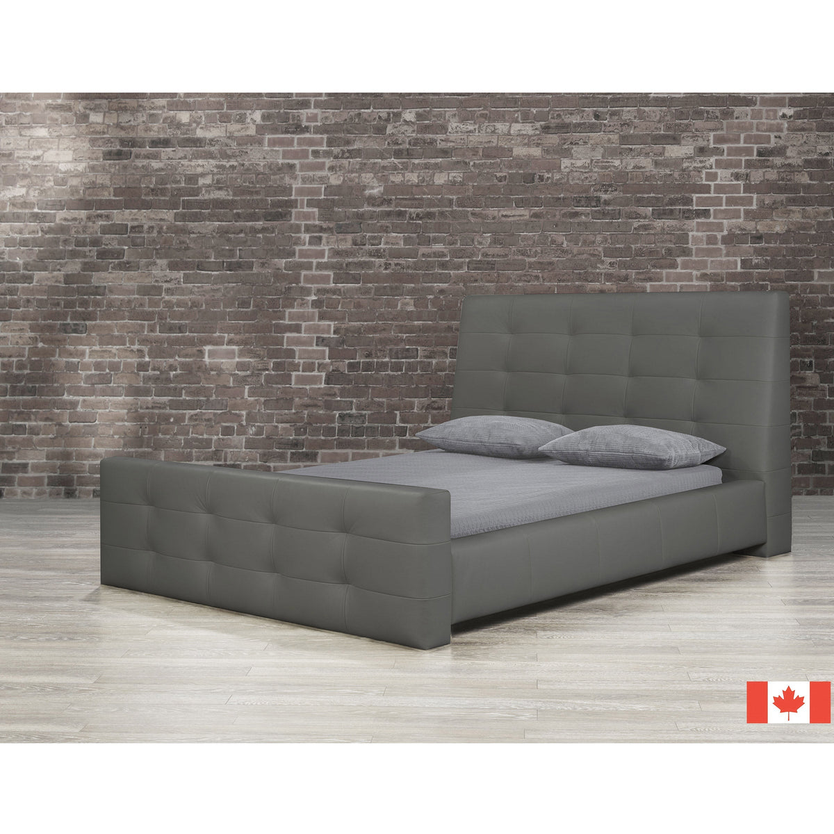 Venice Top Grain Leather Bed