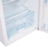 Unique 9.0 cu. ft. White Solar Powered Top Mount Refrigerator