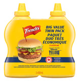 French's Yellow Mustard, 2 x 830 mL