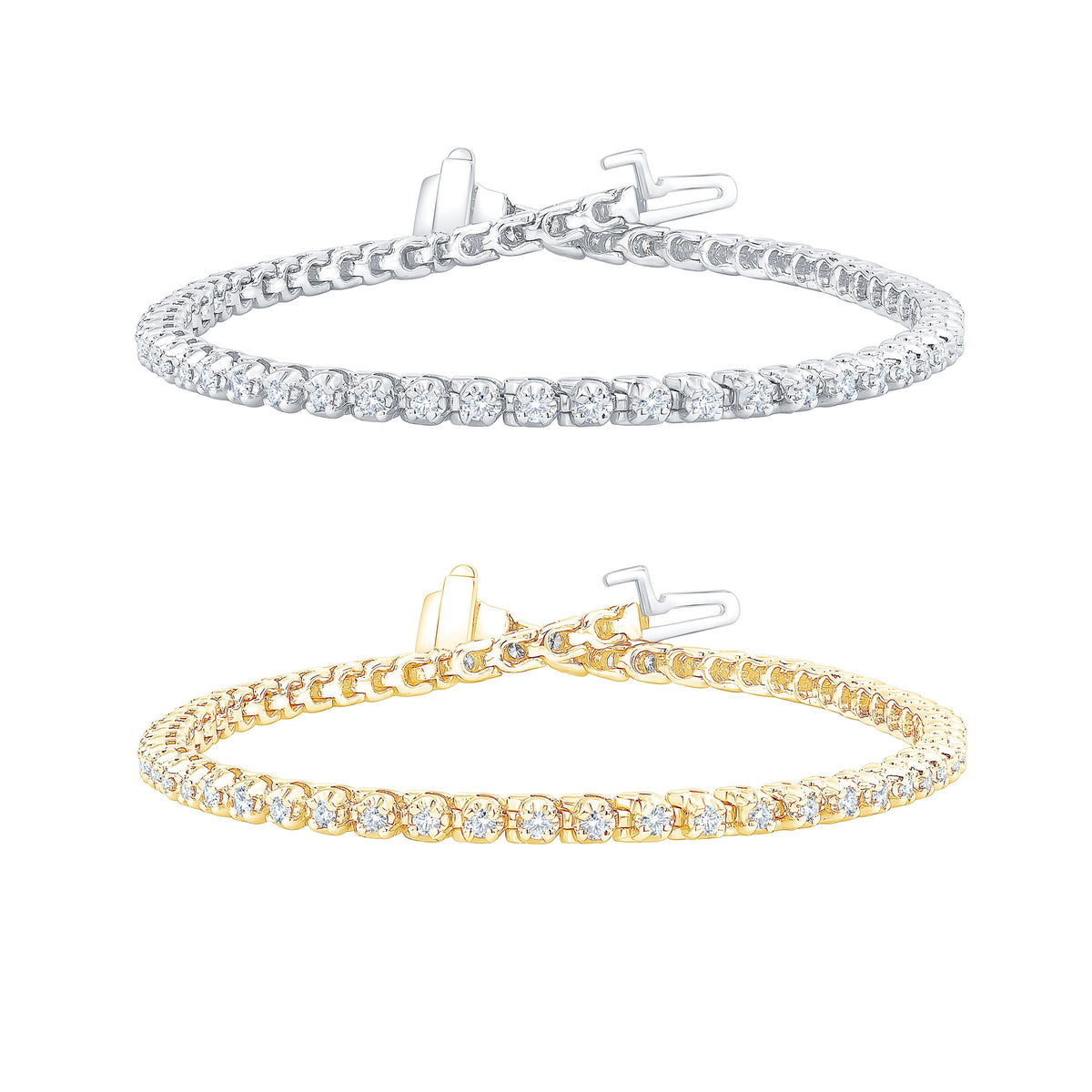 Round Brilliant Diamond Bracelet (1.00 ctw)