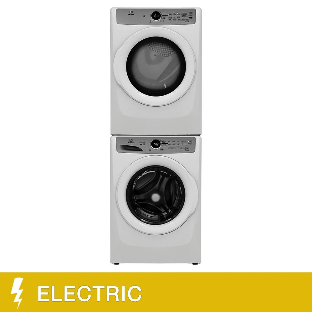 Electrolux 3 Series Laundry Bundle 5.1 cu ft. Front Load Washer and 8.0 cu ft. Electric Dryer with Stacking Kit