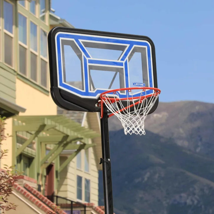 Lifetime - Adjustable Portable Impact Basketball Net, 44-inch, Polycarbonate