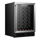 Hisense 5.4 cu.ft. Stainless Steel Hybrid Beverage / Wine Center with Reversible Door