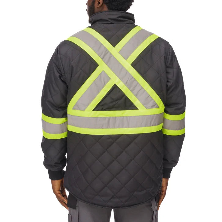 Holmes Workwear High-visibility Quilted Freezer Jacket
