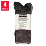 Kirkland Signature Women's Crew Sock made with Extra-Fine Merino wool