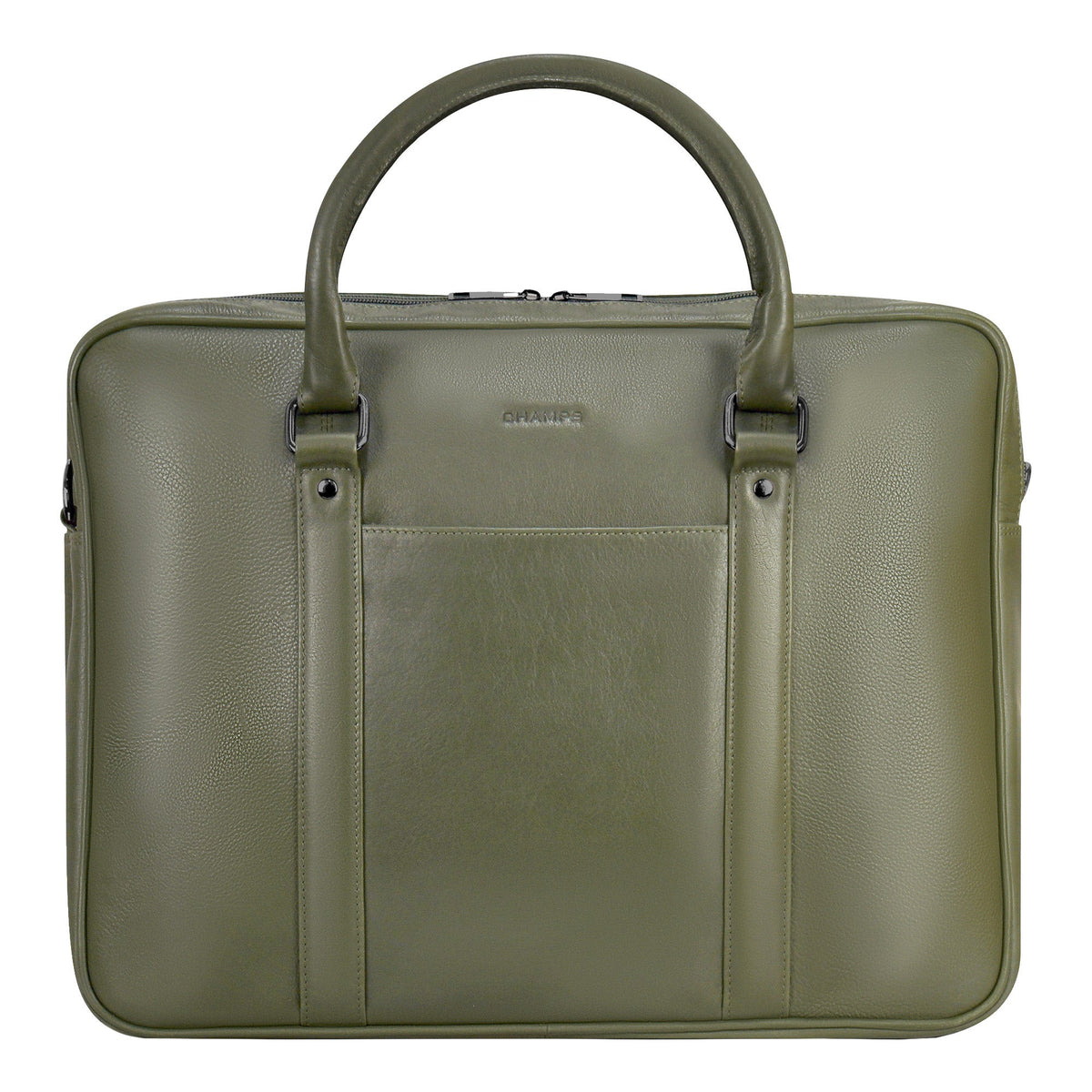 Champs Onyx Collection Leather Briefcase 12 L