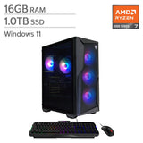 MSI Codex Z2 Gaming Desktop, AMD Ryzen 7 8700F - 16GB RAM, 1TB SSD, 8GB NVIDIA GeForce RTX 5060