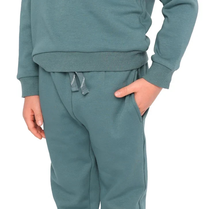 Pekkle Boys' and Girls' Cozy Fuzzy Fleece 2-piece Sweatshirt and Pants Set