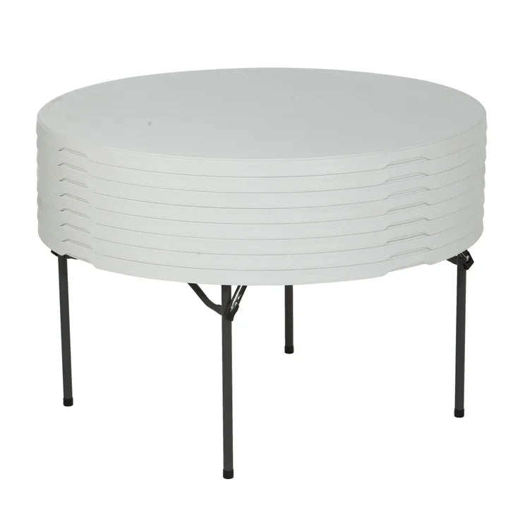 Lifetime Commercial 152.4 cm (60 in.) 15 Round Tables with 1 Table Cart