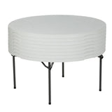 Lifetime Commercial 152.4 cm (60 in.) 15 Round Tables with 1 Table Cart