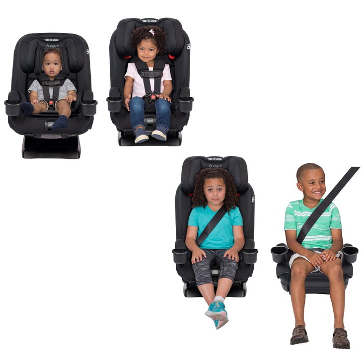 Safety 1st SlimRide All-in-One Convertible Car Seat, Black