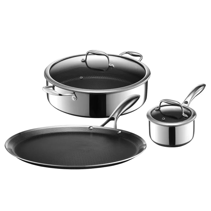 HexClad Hybrid Cookware Set, 5-piece
