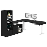 Bestar Viva L-shaped Height-adjustable Workstation