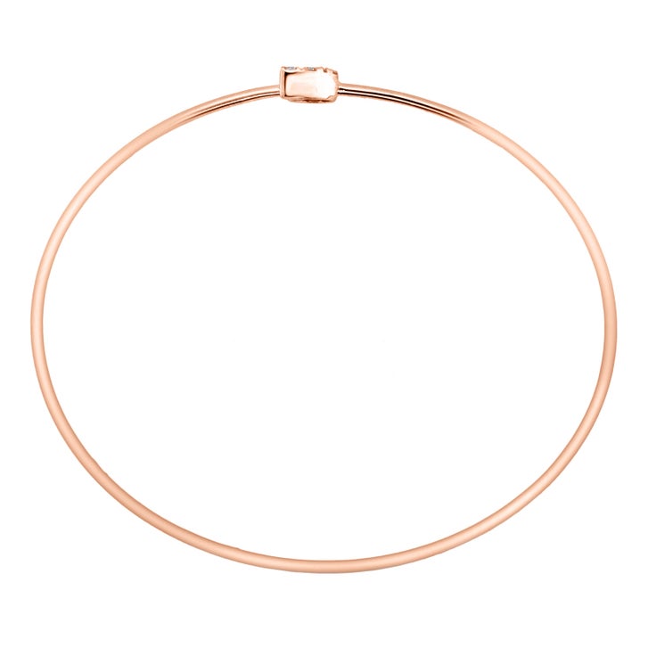 Round Brilliant Diamond Bangle Bracelet (0.25 ctw)