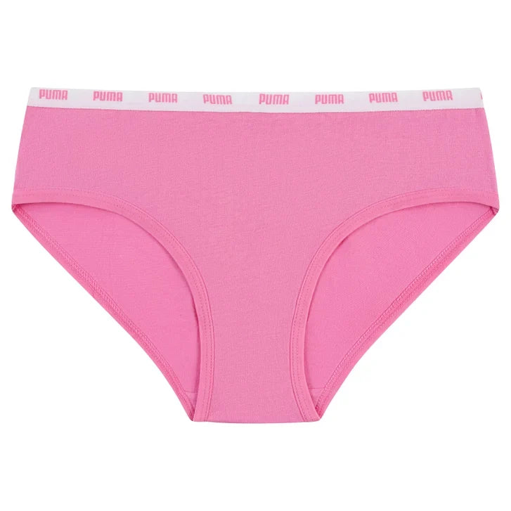 Puma Girls' Cotton Blend Bikini Underwear, 11-Pack