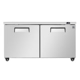Kenmore PRO 48 in. 12.6 cu ft. Stainless Steel Convertible 2 Door Freezer or Refrigerator