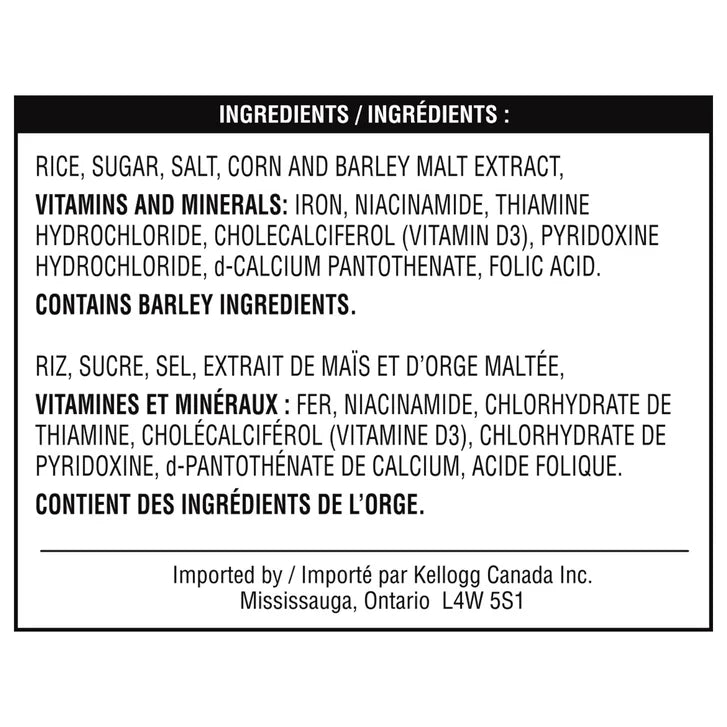 Kellogg's Rice Krispies Cereal, 1.12 kg