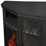 Real Flame Lynette 129.5 cm (51 in.) Media Corner Fireplace