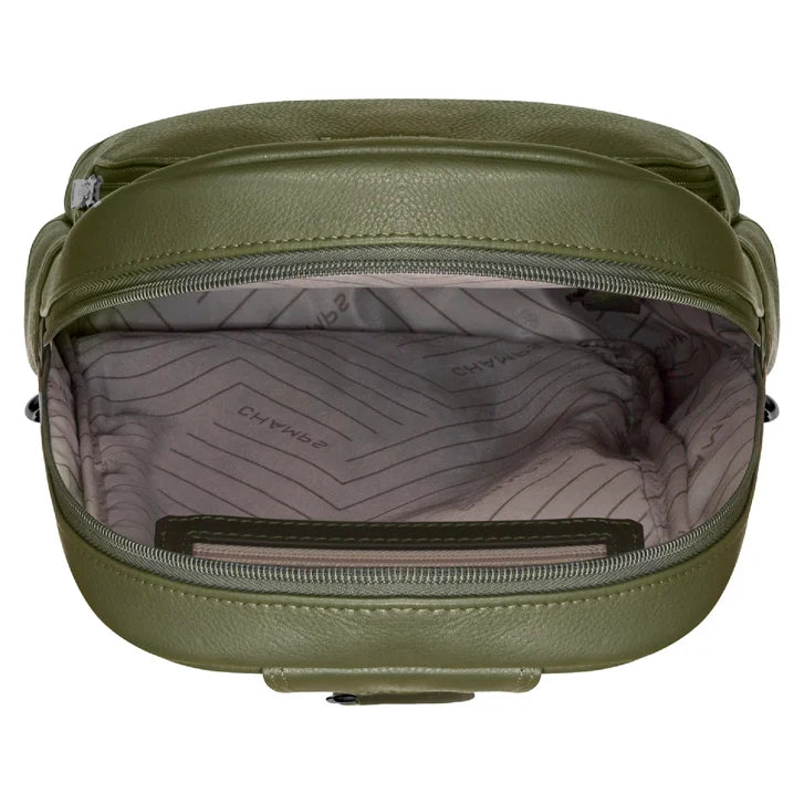 Champs Onyx Collection Leather Sling Bag